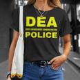 Dea 警察官 麻薬取締局 フロントプリント 長袖tシャツ Tシャツ 彼女への贈り物