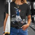 Dynamic Poseladimir Guerrero Jr Toronto Baseball Mlbpa Tシャツ 彼女への贈り物