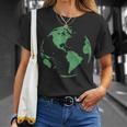 Earth Dayave Our Planet Climate Change 地球儀 世界地図 Tシャツ 彼女への贈り物