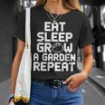 Eatleep Grow A Garden Repeat 面白い ガーデニング ゲーム Tシャツ 彼女への贈り物