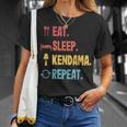 Eatleep けん玉リピート Tシャツ 彼女への贈り物