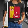 España Turquía Bandera Española Raíces Turcas Camiseta unisex Regalos para ella