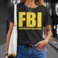 Fbi Bidenの指示に従うアパレル 面白い 男性 女性 Tシャツ 彼女への贈り物