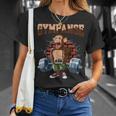 Fitness Gympanse Deadlift Workout Training Gymを行っています Tシャツ 彼女への贈り物