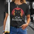 Cat Lady Mommy Cat Lovers Retro La Mejor Mamá De Gatos De La Historia Camiseta unisex Regalos para ella