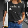 I Have Potential Pun Gag ギフト エンジニア医師 Tシャツ 彼女への贈り物