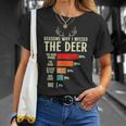 Hunter Reasons Why I Missed The Deer Hunting T-Shirt Gifts for Her