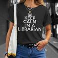 Librarian Keep Calm I'm A Librarian Tシャツ 彼女への贈り物