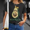 Mamacado Pregnant Avocado Mom Pun Tシャツ 彼女への贈り物
