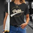 Personalized First Name For Peter Tシャツ 彼女への贈り物