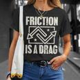 Physics Friction Is A Drag PunTシャツ 彼女への贈り物