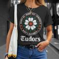 Tudor Kings、Queens Monarchs Of English History Rose Tシャツ 彼女への贈り物