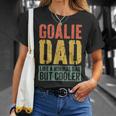 Goalie Dad Uomo Festa Del Papà Portiere Papà Maglietta Regalos para ella