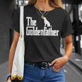 The Goldenfather ファニーゴールデンレトリバー お父さんシャツ メンズギフト Tシャツ 彼女への贈り物