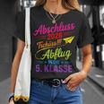 Grundschule Abschluss 2026 Tschüss Abflug In Die 5 Klasse T-Shirt Geschenke für Sie