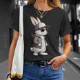 Hasengesicht Mitonnenbrille Kappe Ostern Tag Für Jungen Herren Kinder T-Shirt Geschenke für Sie
