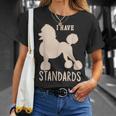 I Havetandards プードル キュート スタンダード プードル Tシャツ 彼女への贈り物