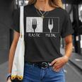 Horquillas De Metal De Plástico Camiseta unisex Regalos para ella