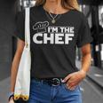 メンズ I'm The Chef クッキングハット フードクッキング シェフ キッチン フードクック Tシャツ 彼女への贈り物
