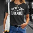 I'm Not Fat I'm Bulking Cheat Day ワークアウト ジム フィットネス Tシャツ 彼女への贈り物