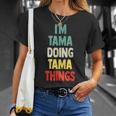 I'm Tama Doing Tama Things 楽しい名前入りタマ Tシャツ 彼女への贈り物