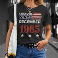 Impresionante Banderaintage De Estados Unidos Desde 1965 De Diciembre De 1965 Manga Larga Camiseta unisex Regalos para ella