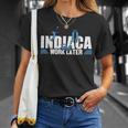 Indiaca First Work Later Handhuttlecock Peteca Indiaca Tシャツ 彼女への贈り物