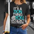 メンズ It's A Zion Thing You Wouldn't Understand Tシャツ 彼女への贈り物