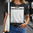 It's My Farewell Partyign My For Goodbye Parting Tシャツ 彼女への贈り物