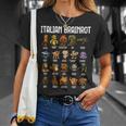 Italian Brainrot 面白いイタリアンブレインロットミームキャラクタ 長袖tシャツ Tシャツ 彼女への贈り物