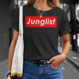 Junglist Movement Drum And Bass Music For Junglist Tシャツ 彼女への贈り物