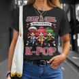 Just A Girl Who Loves K-Pop Fan Korean Music Finger Heart T-Shirt Gifts for Her