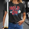 Keep Calm And Hold On コスチューム Tシャツ 彼女への贈り物