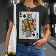 King Ofpades トランプデッキ ヴィンテージレトロスタイル Tシャツ 彼女への贈り物