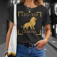 Legio Xiii 双子座ライオンエンブレム ローマ軍 Tシャツ 彼女への贈り物