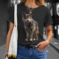 Loup Motif J'aime Les Loups Meute De Loups Loupauvage T-Shirt Cadeaux pour elle