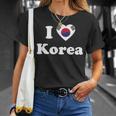 I Love Korea I Heart Korea 韓国 Tシャツ 彼女への贈り物
