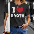 I Love Kyoto 京都が大好き Tシャツ 彼女への贈り物
