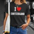 I Love Switzerland Suisse Sunshine Swiss Summer Holidays Tank Top T-Shirt Gifts for Her