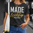 Made To Worship シャツ 礼拝用シャツ メンズ&レディース 神様 Tシャツ 彼女への贈り物
