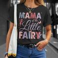 Mama Of The Little Fairy Birthday Girl Family Matching Mom T-Shirt Gifts for Her