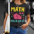 Math Is A Piece Of Pie Pi Day Nerd Mathtudent Teacher Tシャツ 彼女への贈り物