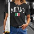 Milano Italia Flag Of Italy Classic Tシャツ 彼女への贈り物