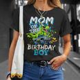 Mom Of The Birthday Boy Monster Truck Dinosaur Bdayt Rex T-Shirt Gifts for Her