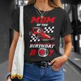 Mom Of The Birthday Boy Pit Crew Race Car Matching Family T-Shirt Gifts for Her