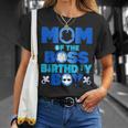 Mom Of The Boss Birthday Boy Baby Family Party Decoration T-Shirt Gifts for Her