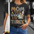 Mom Of The Wild And Three 3Rd Birthday Boy Safari Truck T-Shirt Gifts for Her