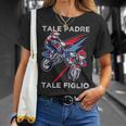 Motocross Papà Figlio Padre Enduro Moto Maglietta Regalos para ella