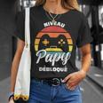 Niveau Papy Débloqué Grandpa T-Shirt Cadeaux pour elle