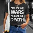 No More Wars No More Death Tシャツ 彼女への贈り物